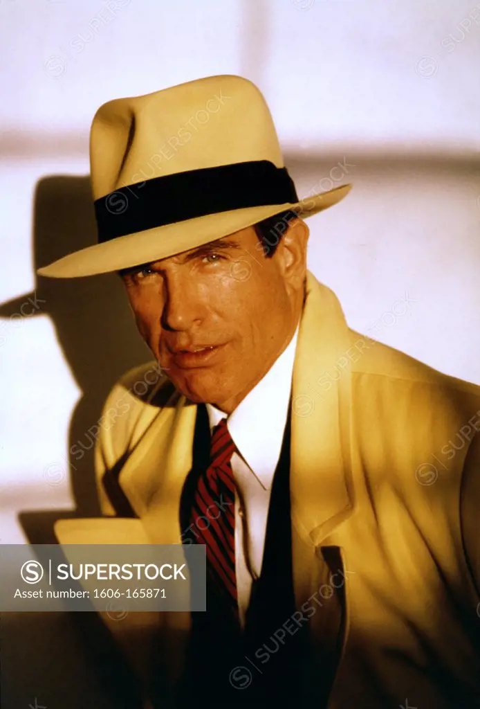 Warren Beatty , Dick Tracy , 1990 directed by Warren Beatty Touchstone Pictures