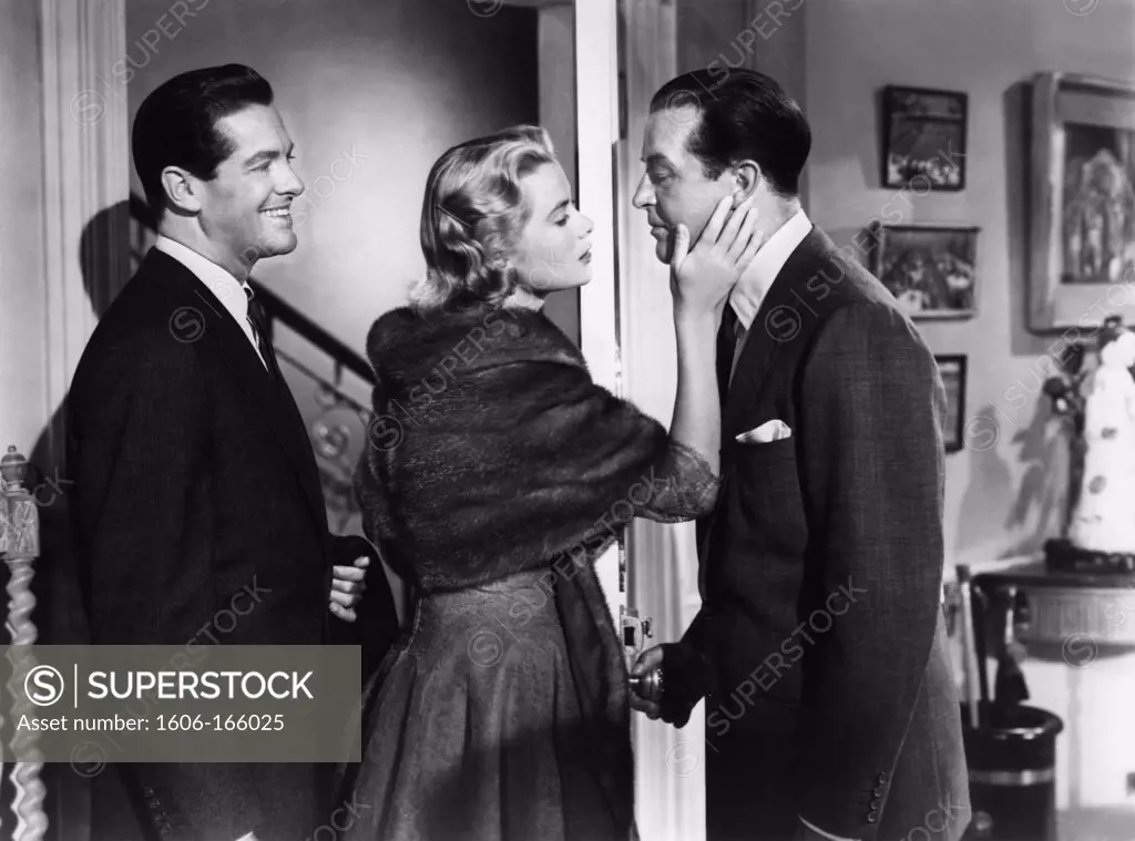 Robert Cummings, Grace Kelly and Ray Milland , Dial M for Murder , 1954 directed by Alfred Hitchcock Warner Bros. Pictures