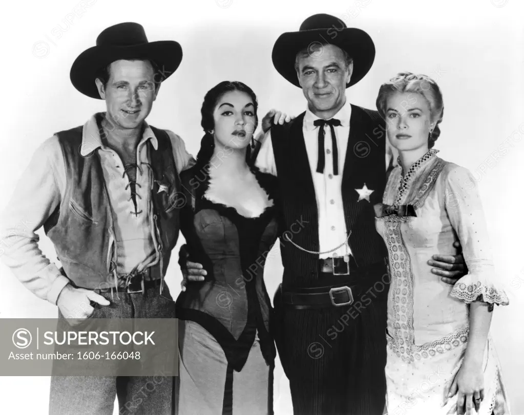 Lloyd Bridges, Katy Jurado, Gary Cooper and Grace Kelly , High Noon , 1952 directed by Fred Zinnemann United Artists