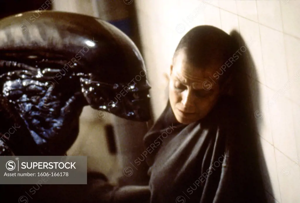 Sigourney Weaver , Alien 3 , 1991 directed by David Fincher Twentieth Century Fox Pictures
