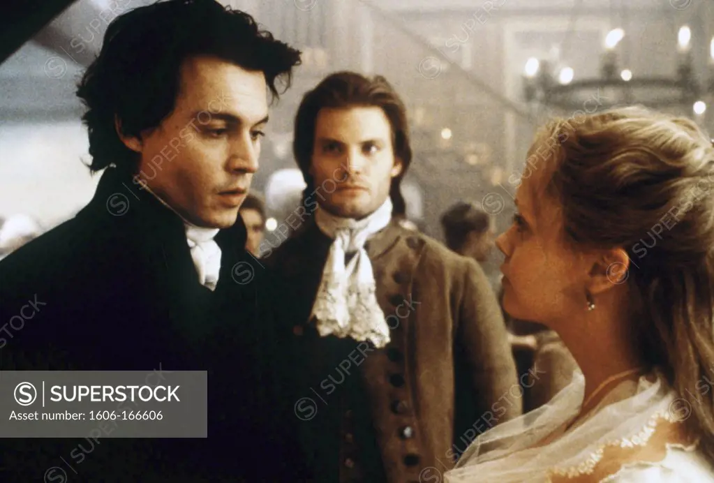 Johnny Depp and Christina Ricci , Sleepy Hollow , 1999 directed by Tim Burton Paramount Pictures