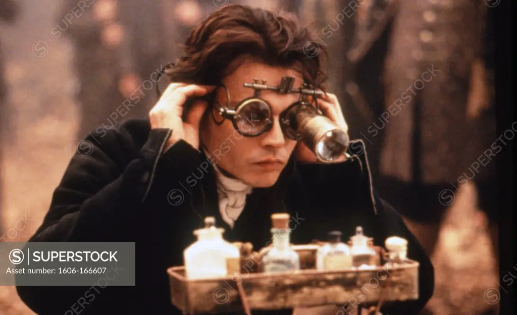 Johnny Depp , Sleepy Hollow , 1999 directed by Tim Burton Paramount Pictures