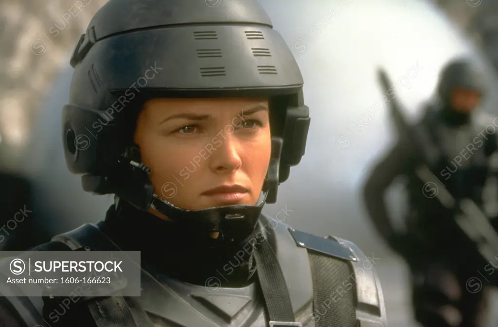 Dina Meyer , Starship Troopers , 1997 directed by Paul Verhoeven TriStar Pictures