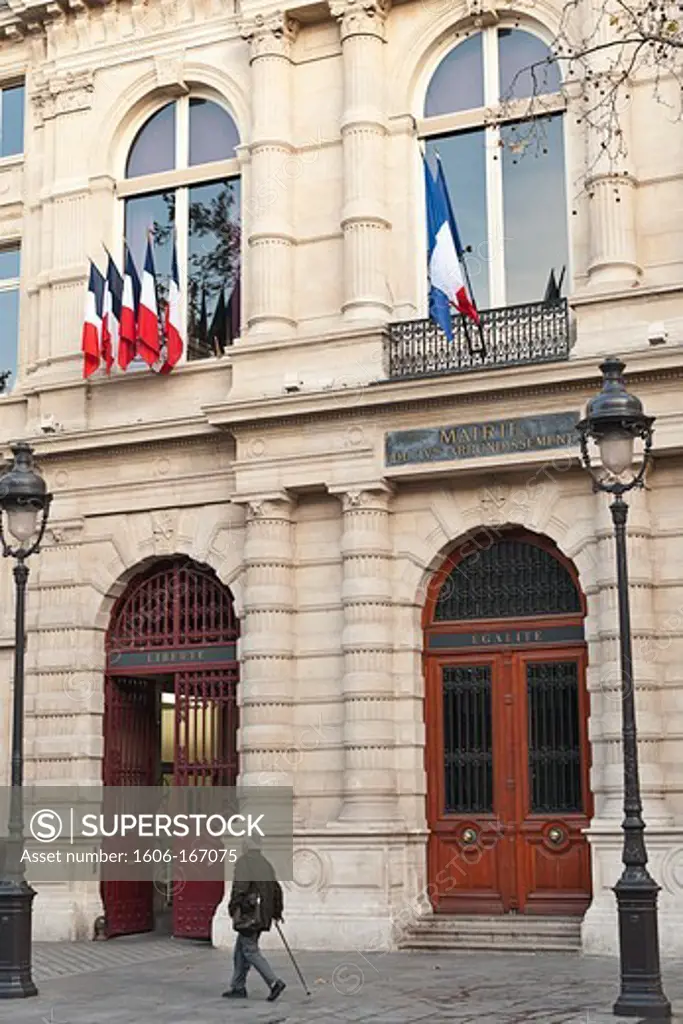 France, Paris, 4th district, City Hall