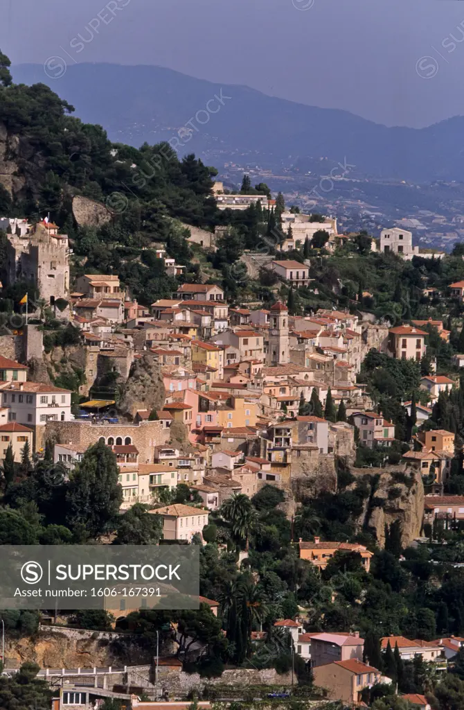 France, French Riviera, Roquebrune, perched village