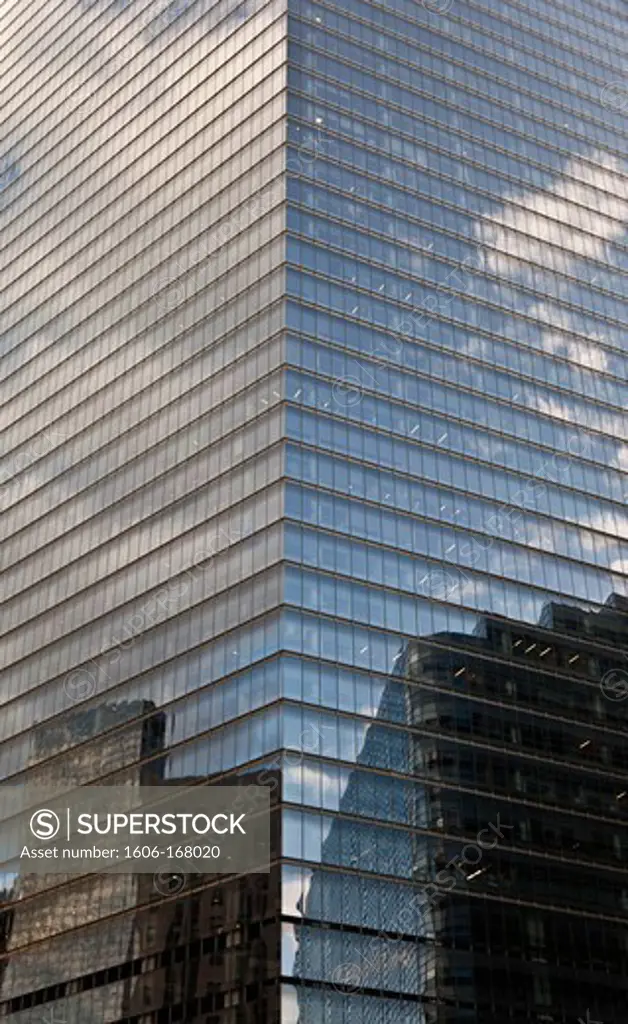 New York - United States, Verizon building, World Trade Center area Under reconstruction