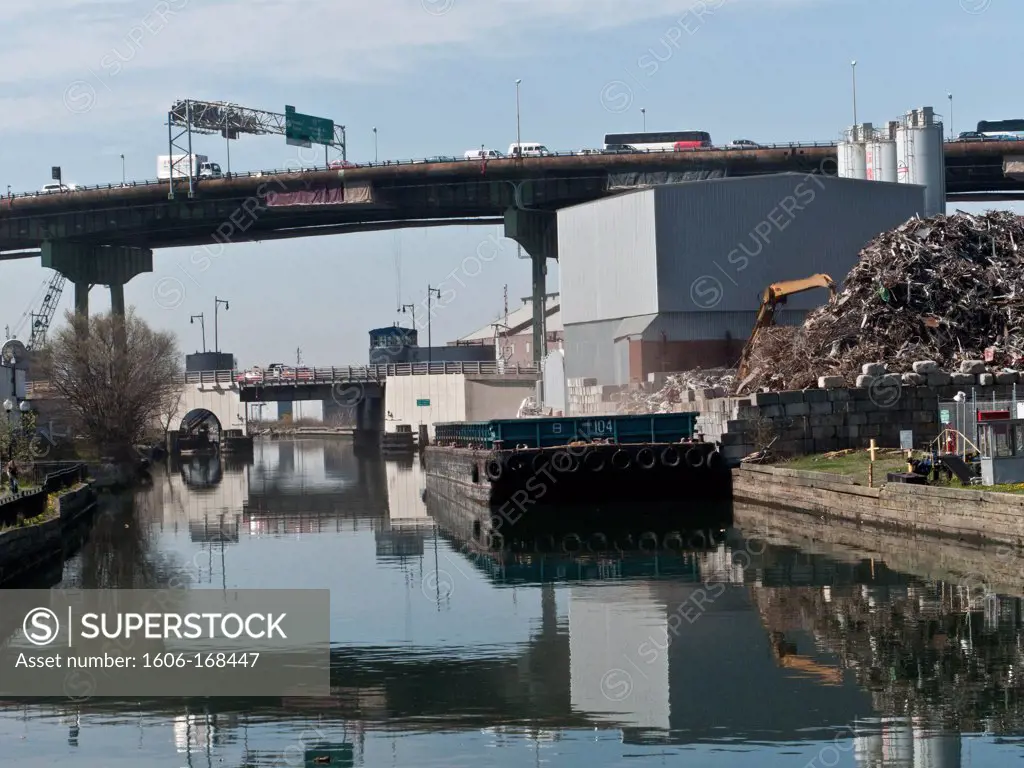 New York - United States, Gowanus canal, near Smith street, industrial area, Red Hook, Brooklyn