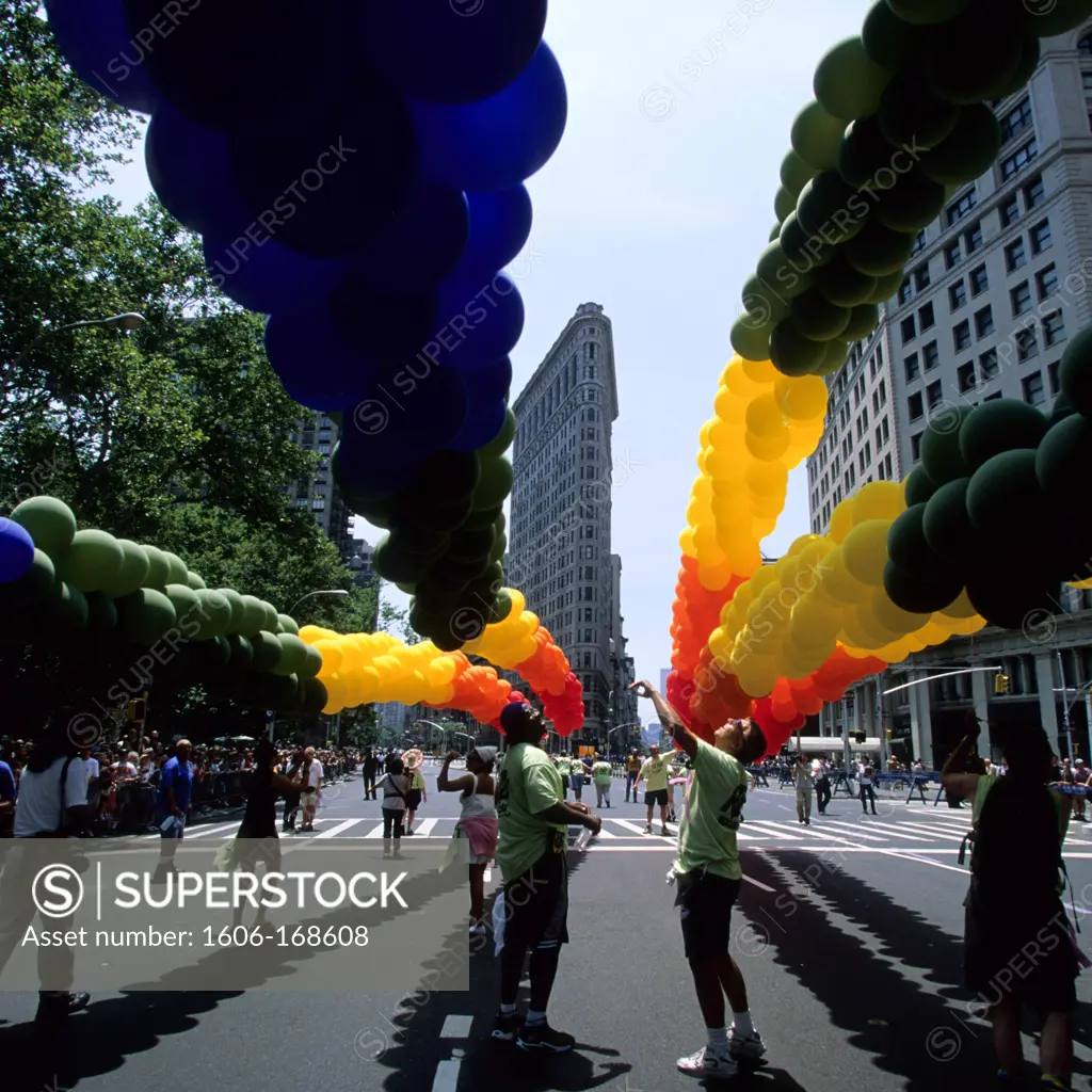 New York - United States, Gay pride parade on fifth avenue