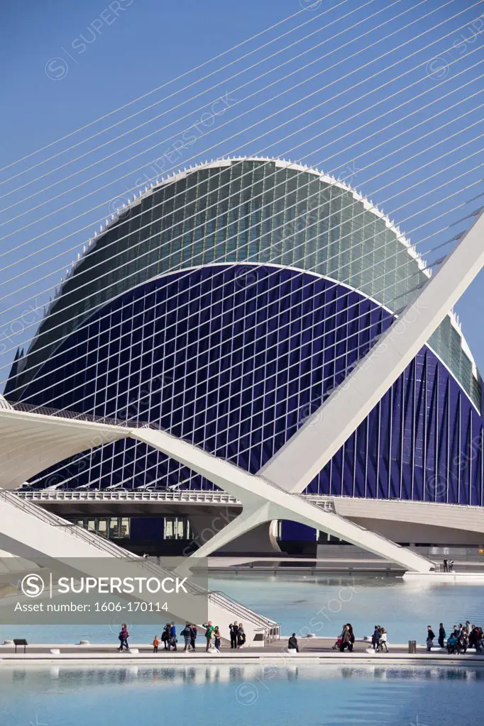 Spain-Valencia Community-Valencia City-The City of Arts and Science built by Calatrava-The Agora