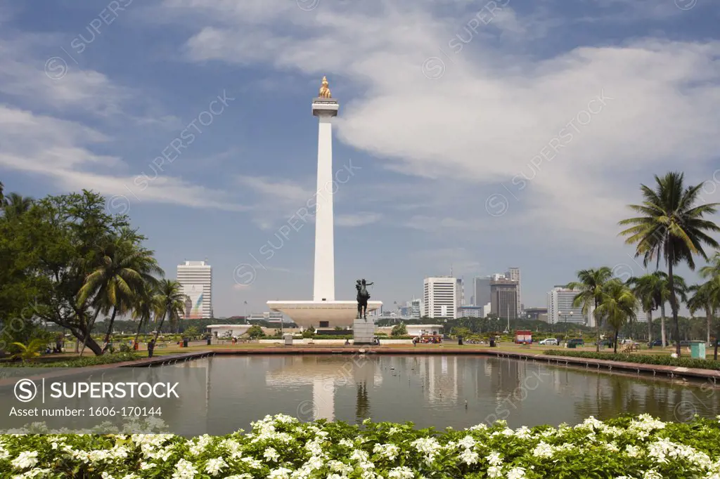 Indonesia-Jakarta City-Monas Square-National Monument