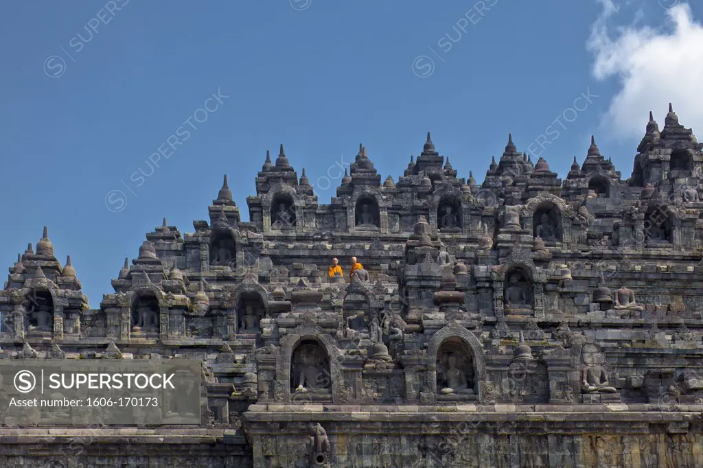 Indonesia-Yogjakarta City-Borobudur  Temple (W.H.)