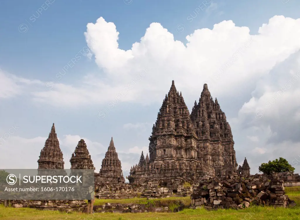 Indonesia-Near Yogjakarta City-Prambanan Temples (W.H.)