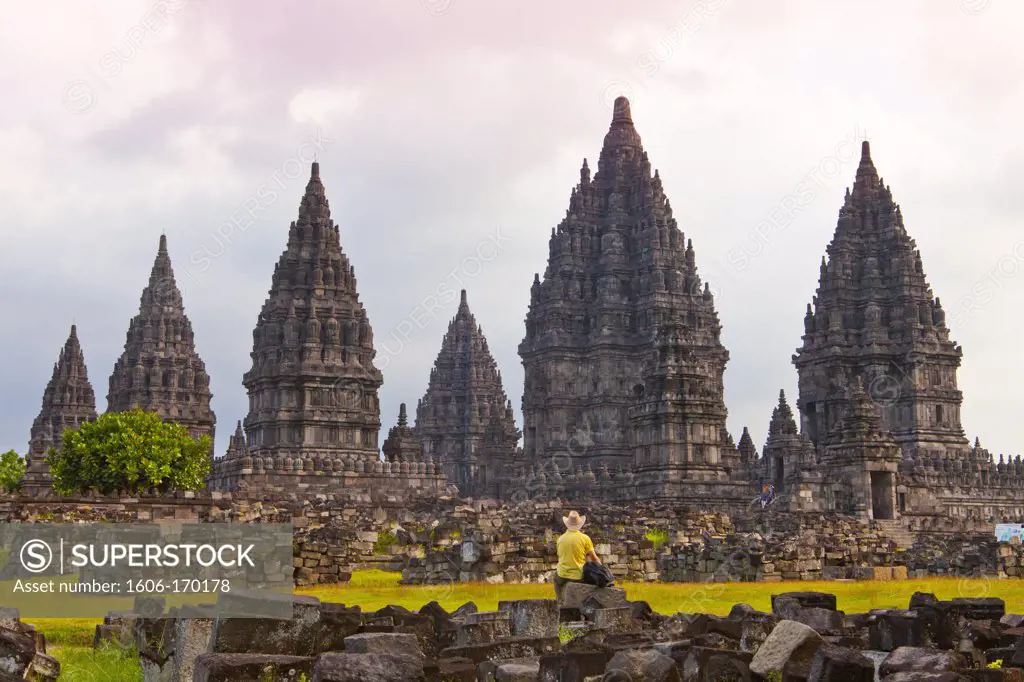 Indonesia-Near Yogjakarta City-Prambanan Temples (W.H.)