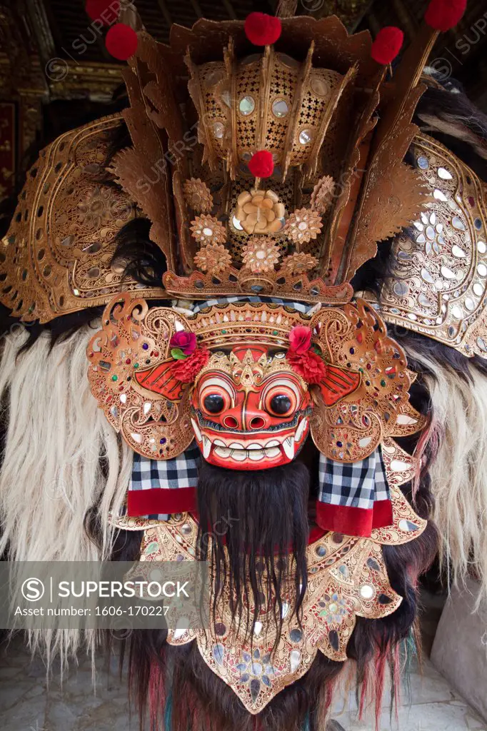 Indonesia-Bali island-Ubud City-Barong Mask