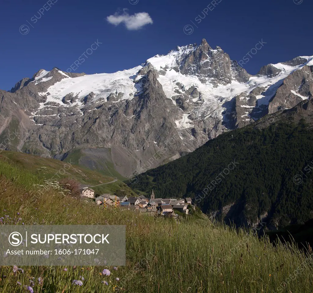 Southern France, Hautes Alpes, Meige, Glacier, National park of Ecrins