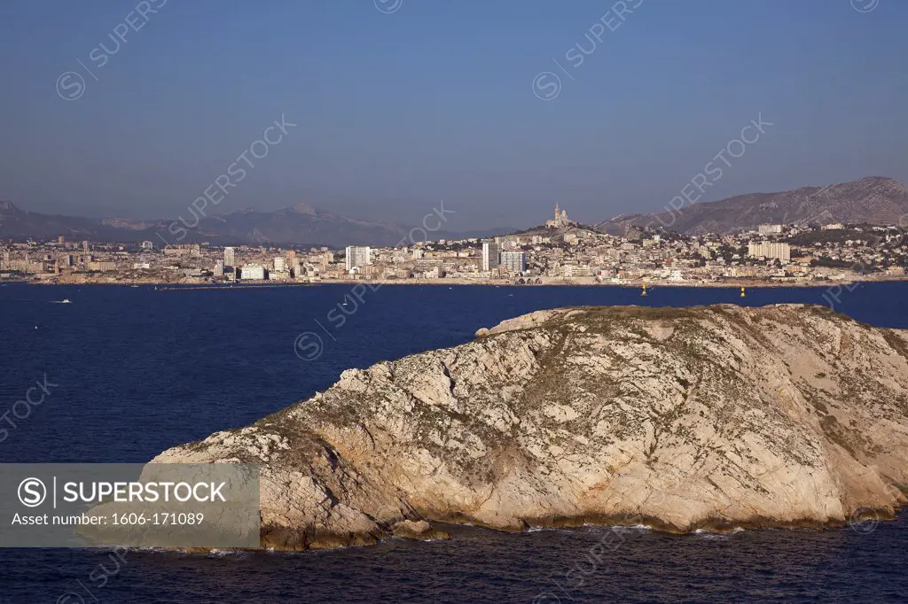 France, Bouches-du-Rhone, Marseille, view of the city