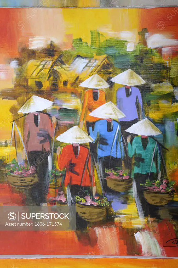 Asia, Southeast Asia, Vietnam, Hue, painting