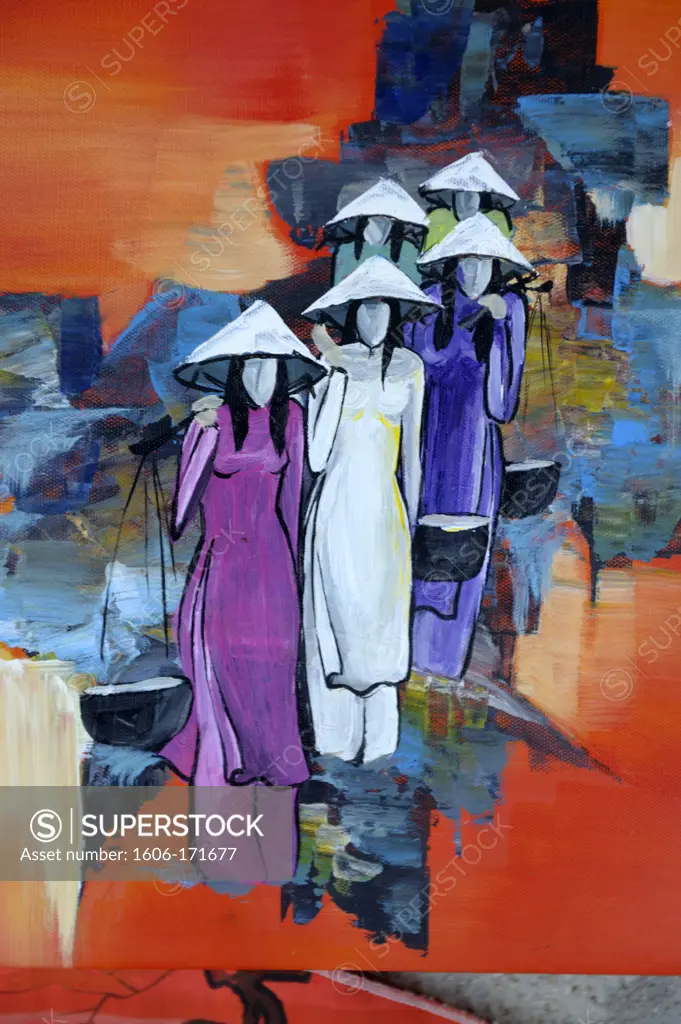 Asia, Southeast Asia, Vietnam, Centre region, Hue, painting