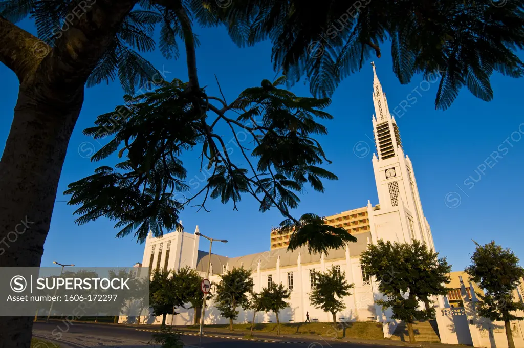Africa, Mozambique, Maputo Province, capital Maputo, Place of Independence, Notre Dame de la Conception cathedral (1944)