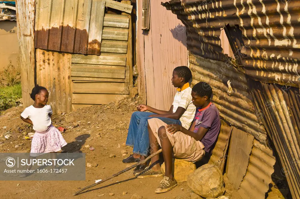 Africa, South Africa, Gauteng Province, Johannesburg city, Soweto (South Western Township), Kliptown Quarter, slum