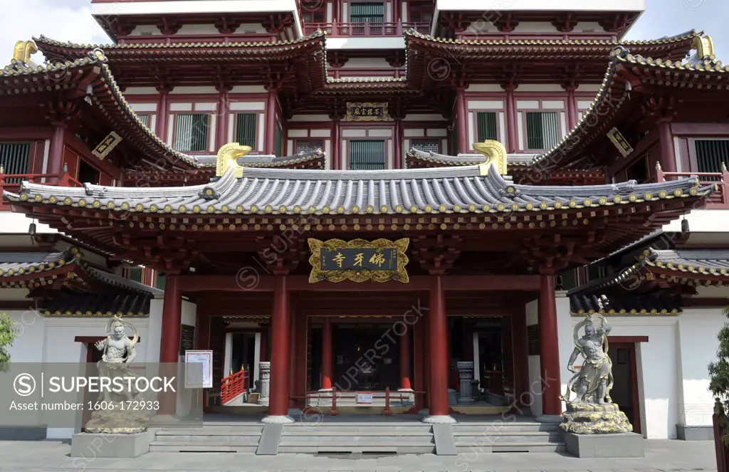 Asia, Southeast Asia, Singapore, the temple of the Tooth Relic of Buddha, Chinese neighborhood