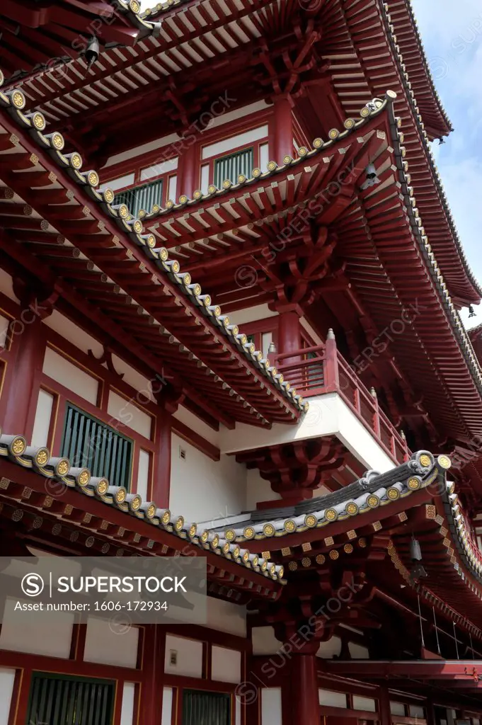 Asia, Southeast Asia, Singapore, the temple of the Tooth Relic of Buddha, Chinese neighborhood