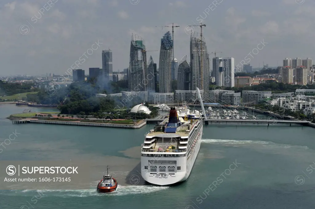 Asia, Southeast Asia, Singapore, Cruise Ship