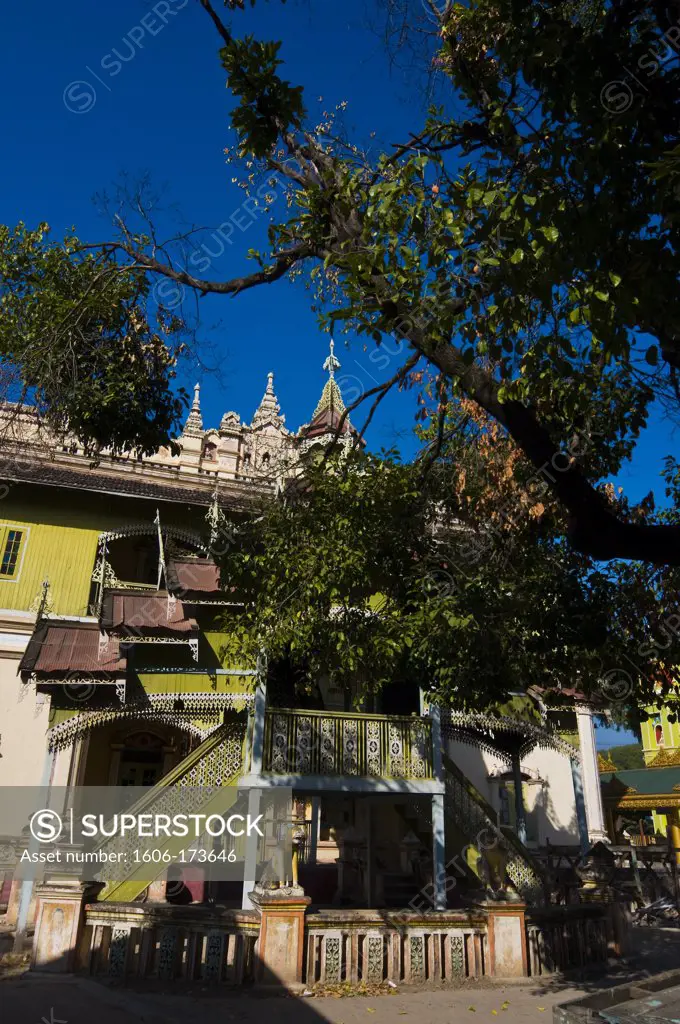 Myanmar (Burma), Sagaing State, Monywa, Thanboddhay Pagoda, the old clinic