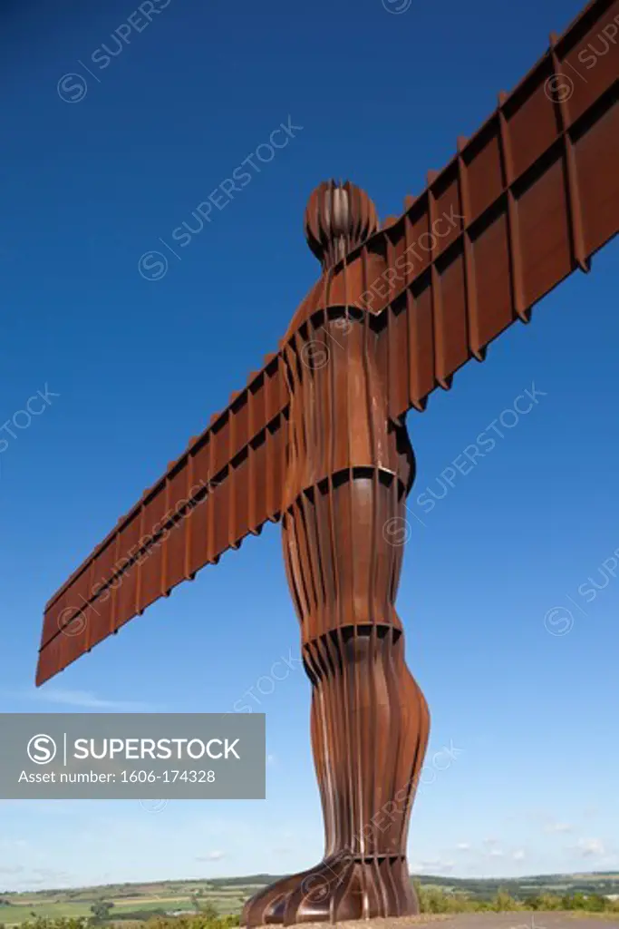 England,Gateshead,Angel of the North Statue by Anthony Gormley,20 metres tall,Wingspan 54 metres,