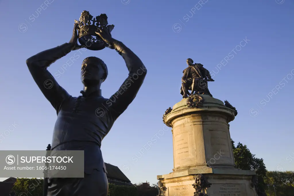 England,Warwickshire,Stratford,Shakespeare Statue