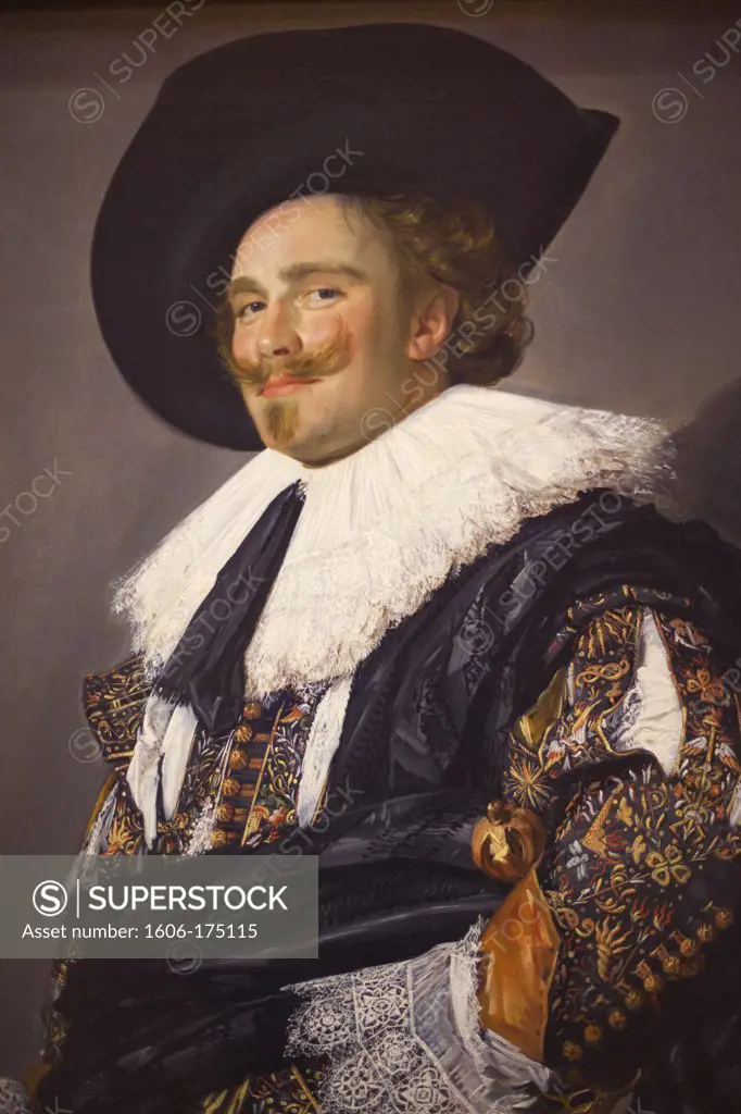 England,London,The Wallace Collection Art Gallery,'The Laughing Cavalier' by Frans Hals