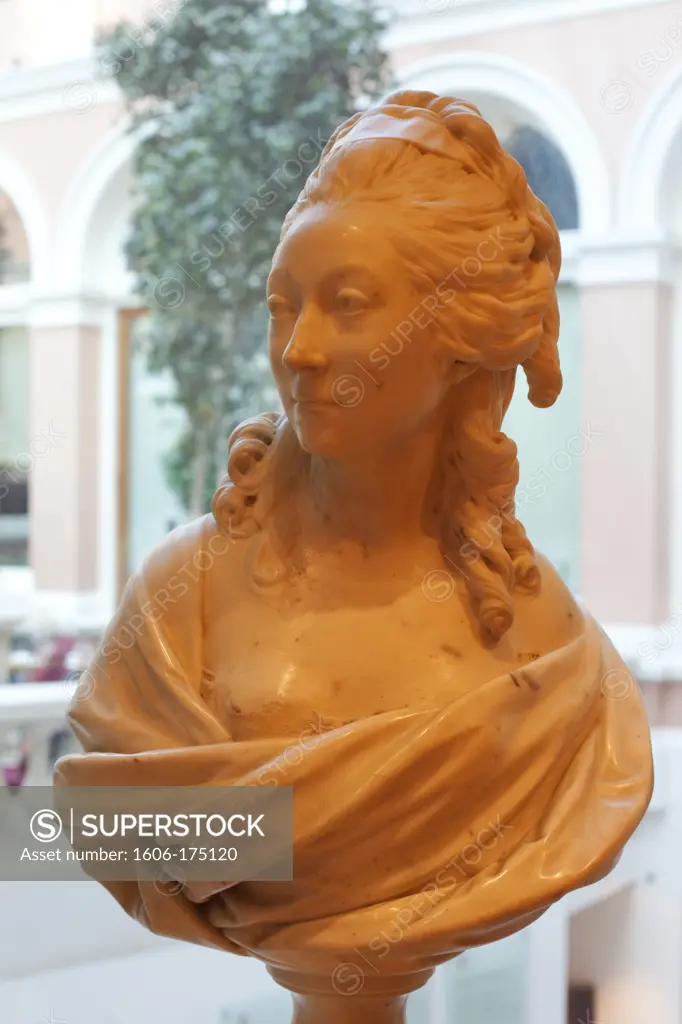 England,London,The Wallace Collection Art Gallery,Bust of Madame de Serilly by Houdon