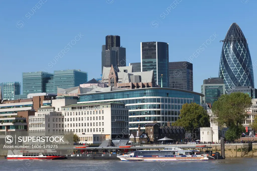England,London,City of London Business Area Skyline