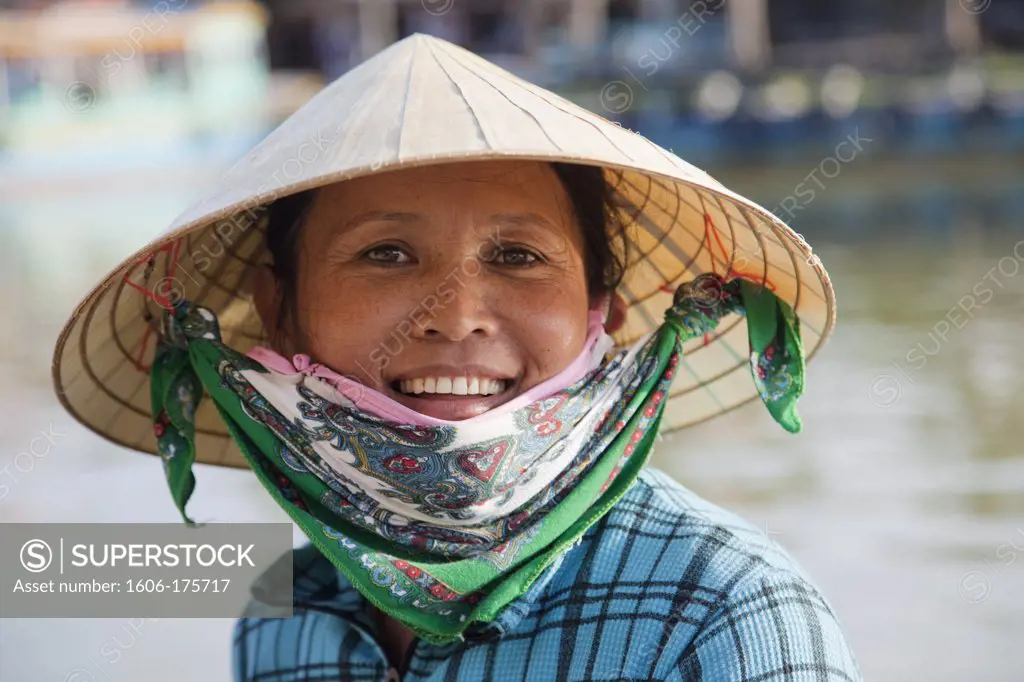 Vietnam,Hoi An,Portrait of Woman