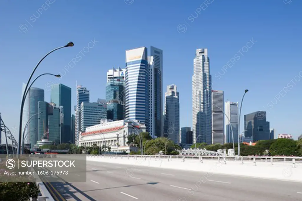 Singapore,City Area Skyline
