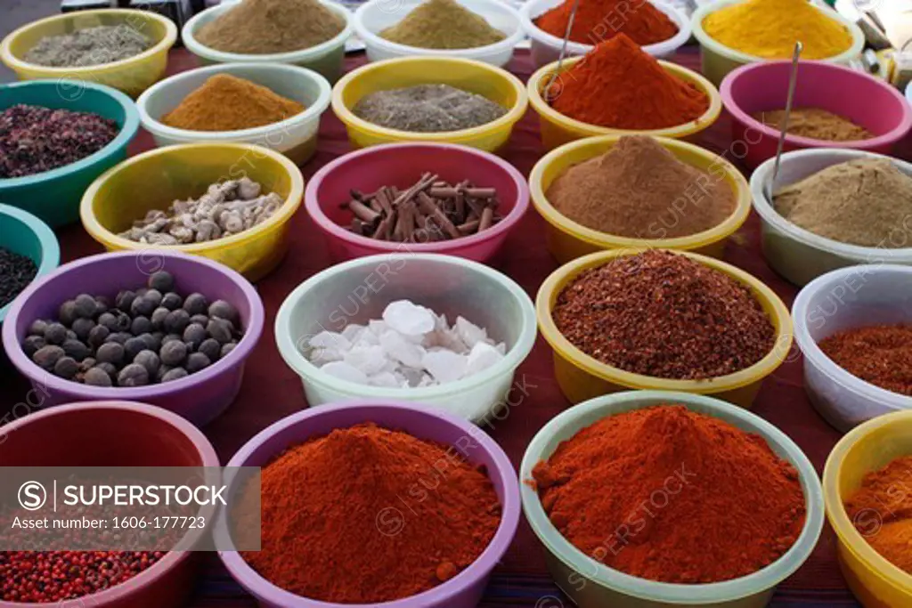 Spice stall. Tunisia.