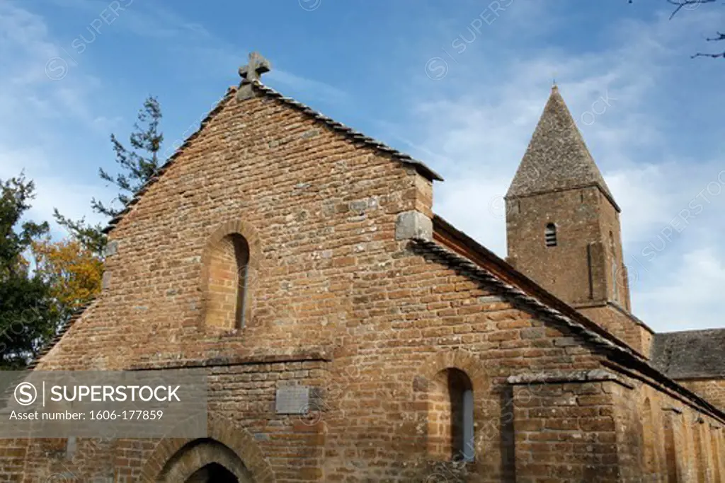 Saint Peter's church, Brancion (12th century) France.