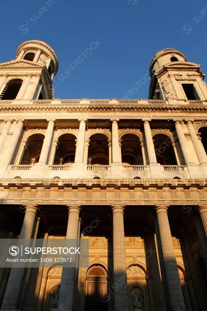 Saint Sulpice basilica, Paris Paris. France.