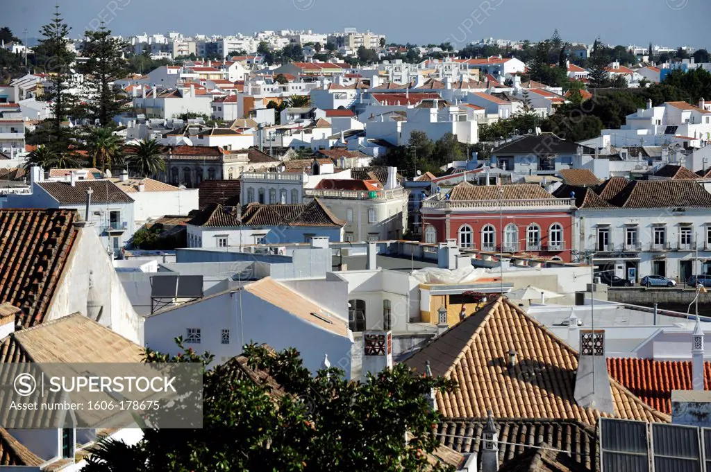 Rooftops of Tavira,Algarve Coast,Portugal,South Europa,Europa