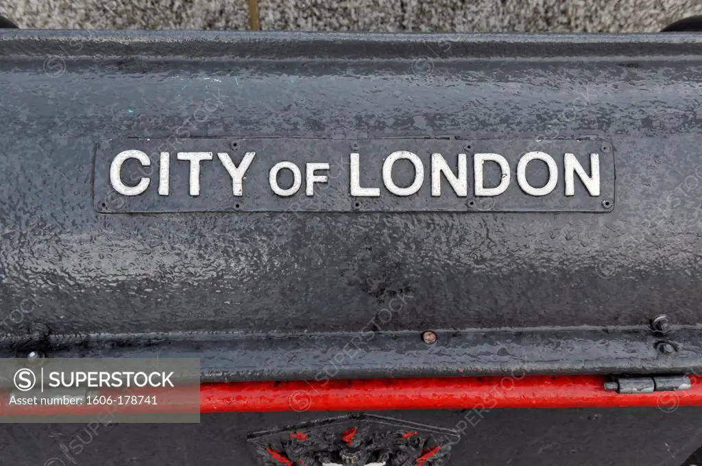 City of London sign,England,United Kingdom