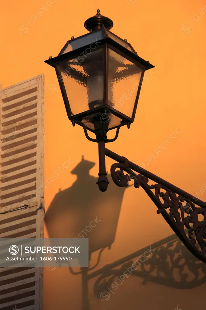 Italy, Tuscany, Florence, street lamp,