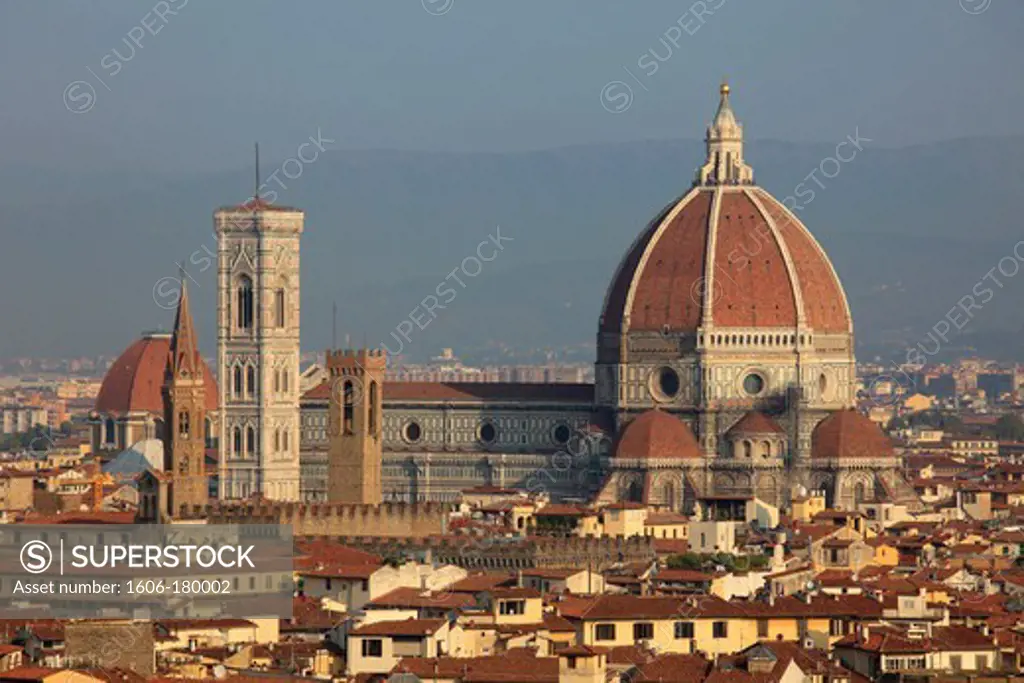 Italy, Tuscany, Florence, skyline, Duomo, cathedral,