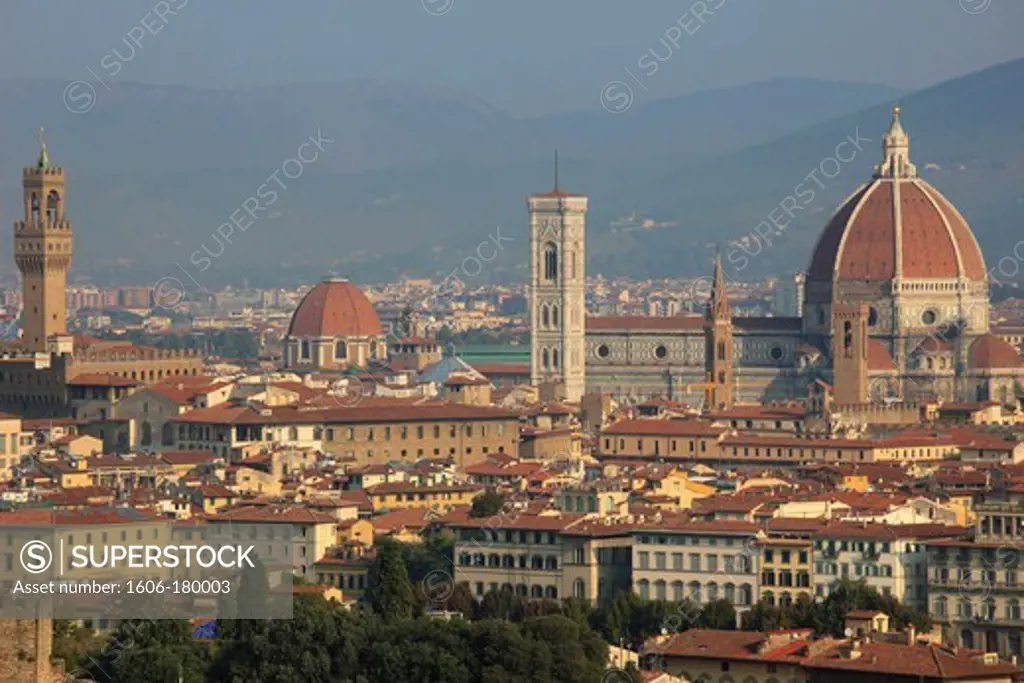 Italy, Tuscany, Florence, skyline, general panoramic view,