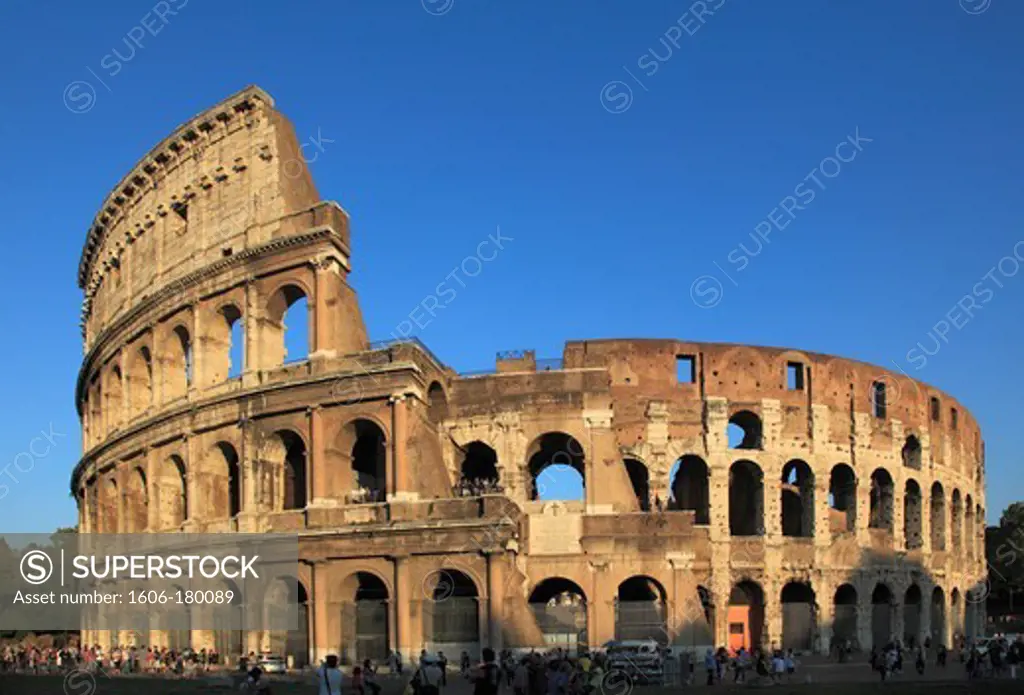 Italy, Lazio, Rome, Colosseum,