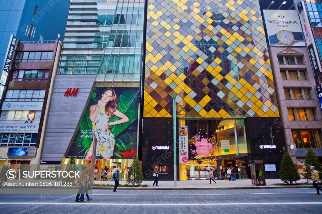 Japan, Tokyo City, Ginza District, Chuo Avenue