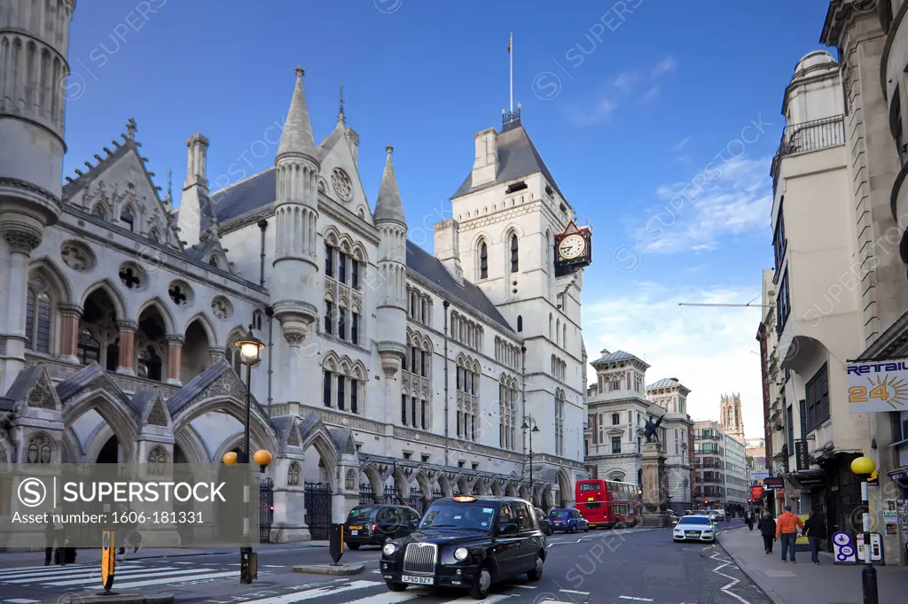 UK, London City, The Royal Court of Justice Bldg.