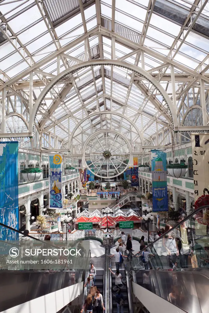 Republic of Ireland,Dublin,Grafton Street,Interior of Stephen's Green Shopping Centre