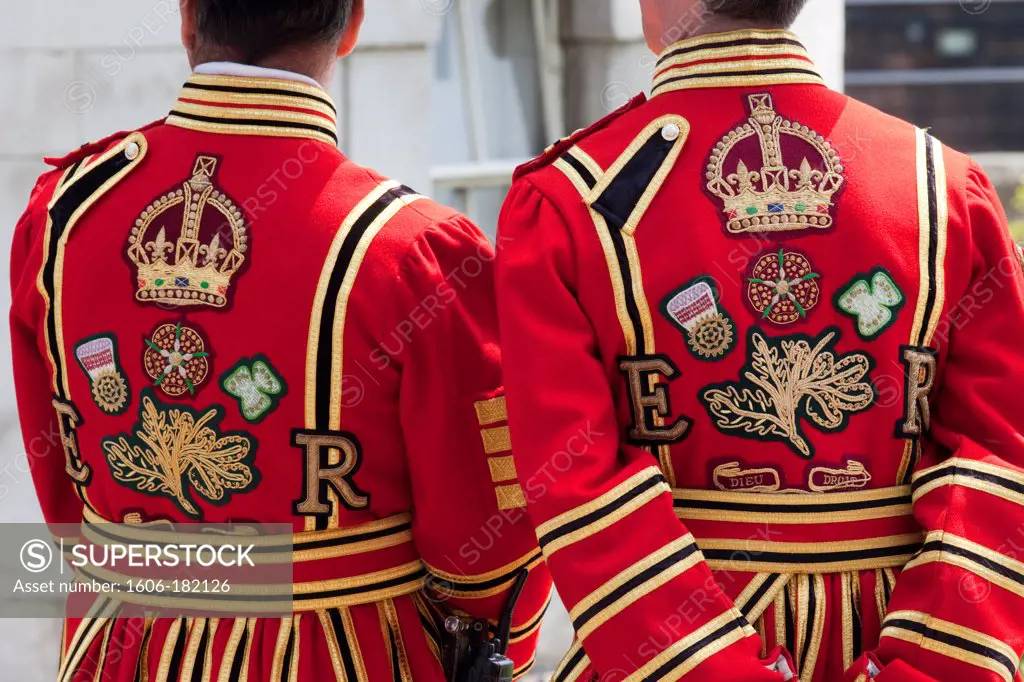 England,London,Tower of London,Beefeaters in State Dress