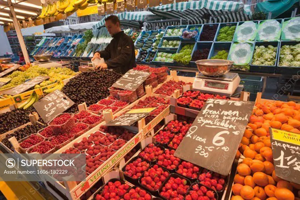 Belgium,Brugge,Market Place,Fruit and Vegetable Market