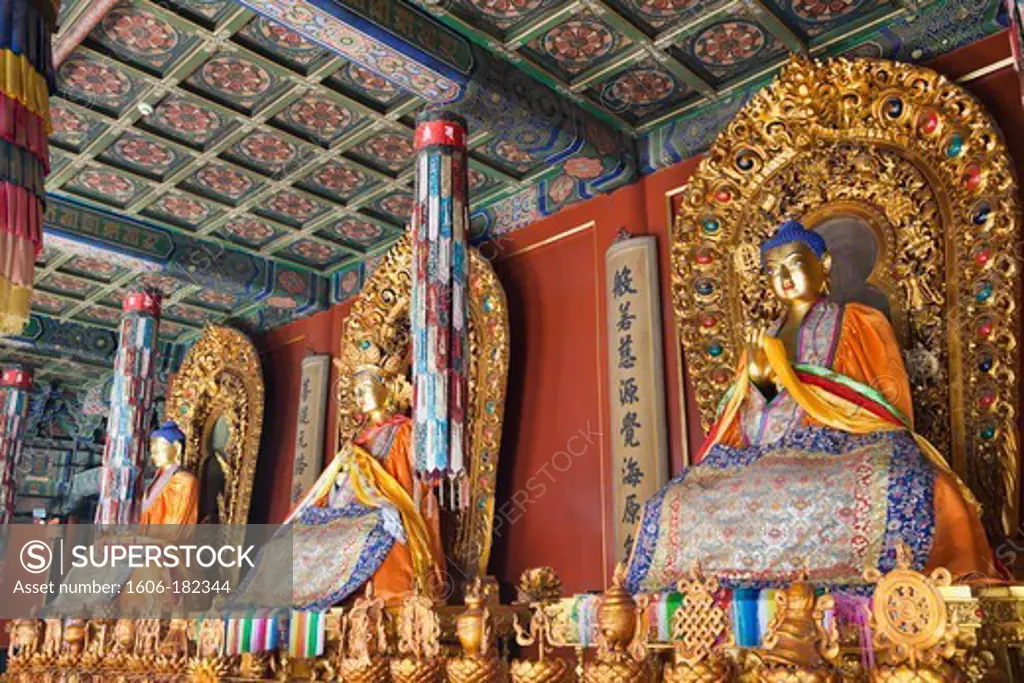 China,Beijing,Tibetan Lama Temple or Yonghe Gong,Younghedian Pavilion,
